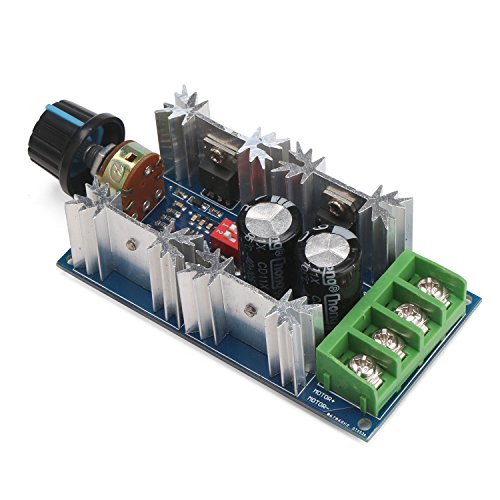 PWM Motor Controller 30A, DROK DC 10-50V 12V 24V 36V 48V Motor Driver Control 1000W PWM Stepless Motor Speed Regulator Module 240Hz 2.2kHz 22kHz Adjustable Frequency Regulation