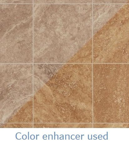 Enhancer 98 - Wet Look Sealer and Color Enhancer for Natural Stone Countertop Tile Bathroom Grout (Quart)