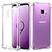 Premium Slim Clear Case Phone TPU Bumper Cover for Samsung Galaxy S9 2018, with Reinforced Corners for Accidental Falls Protection, Anti-scratch Transparent Back Panel - Support Wireless Charging