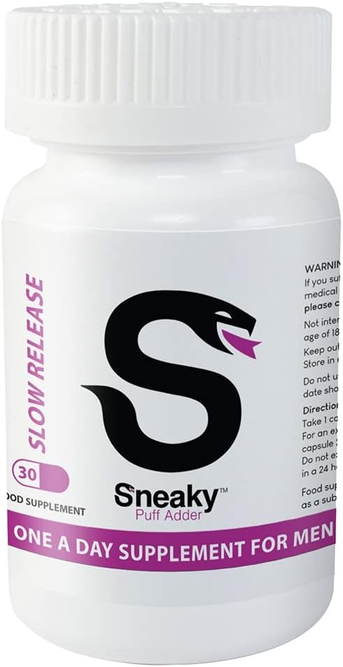 ZA ZACANNA Sneaky Puff Adder 30 Capsules One a Day Slow-Release