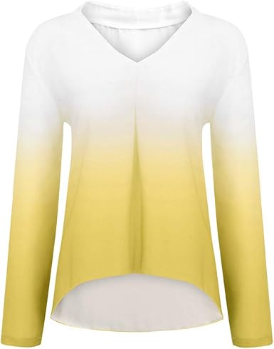 amazon ladies yellow tops