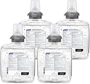 PURELL Advanced Hand Sanitizer Gel, 1200 mL Sanitizer Refill for PURELL TFX Touch-Free Dispenser (Pack of 4) -
