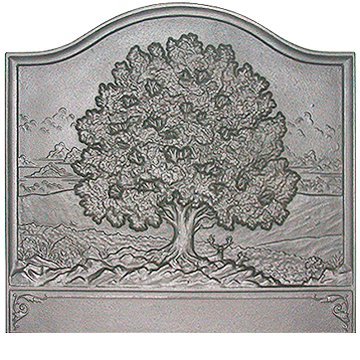 28" x 26" Large Oak Fireback