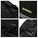 Bicycle Rear Bag，OUTERDO Bike Pannier Tail Back Seat Bag Package Handbag Cycling Bike Tail Rack Bag with Rain Cover Shoulder Strap Bag Pannier Pouch Trunk Storage Pack Travel Black