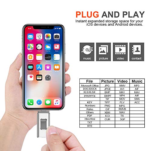 USB Memory Stick voor 32 GB Foto Stick USB Flash Drive Geheugen Opslag Stick voor Android LEELNG Zilver - Image 5