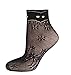 lifevv Womens Sheer Ankle Fishnet Socks Sheer Women Dress Socks(5 Pairs) (Style 1)