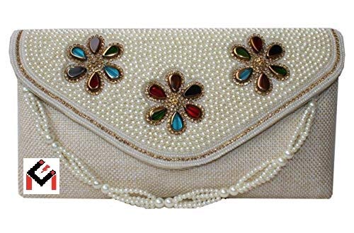 golden colour hand purse
