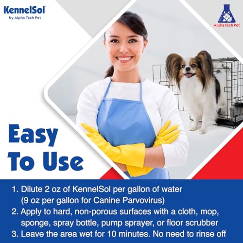 KennelSol 1Step Kennel Cleaner EPA Registered Liquid Concentrate