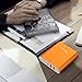 i-Blason Aero 10400 mAh Dual Port Ultra Compact External Battery Portable USB Charger Power Bank - Intelli-ChargeTM Wide Compatibility, Fast Charging, High Capacity (Orange)