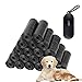 Dog Waste Bags Pet Poop Bags Mutt Refill Rolls Strong Poo Bags with Dispenser Holder Clean Supplies -24 Rolls/360 Bags(Black)