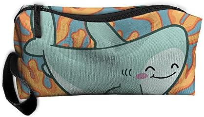 Sute Shark Coral Multifunction Portable Make-up Mini Bag Makeup Bag Sewing Kit Medicine Bag Cosmetic Bag For Home Office Travel Camping Sport Gym Outdoor