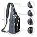 CARQI Sling Bag Waterproof Shoulder Backpack Crossbody Purse for Hiking Camping Men and Women