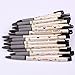 Dong-a Miffy Grip Oil Based Ink Ball Point Pen 0.38mm Excellent Writing (Black-pack of 24)