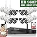 【2020 Update】 OOSSXX 8-Channel HD 1080P Wireless Security Camera System,8Pcs 960P 1.3 Megapixel Wireless Indoor/Outdoor IR Bullet IP Cameras,P2P,App, HDMI Cord & 2TB HDD Pre-Install