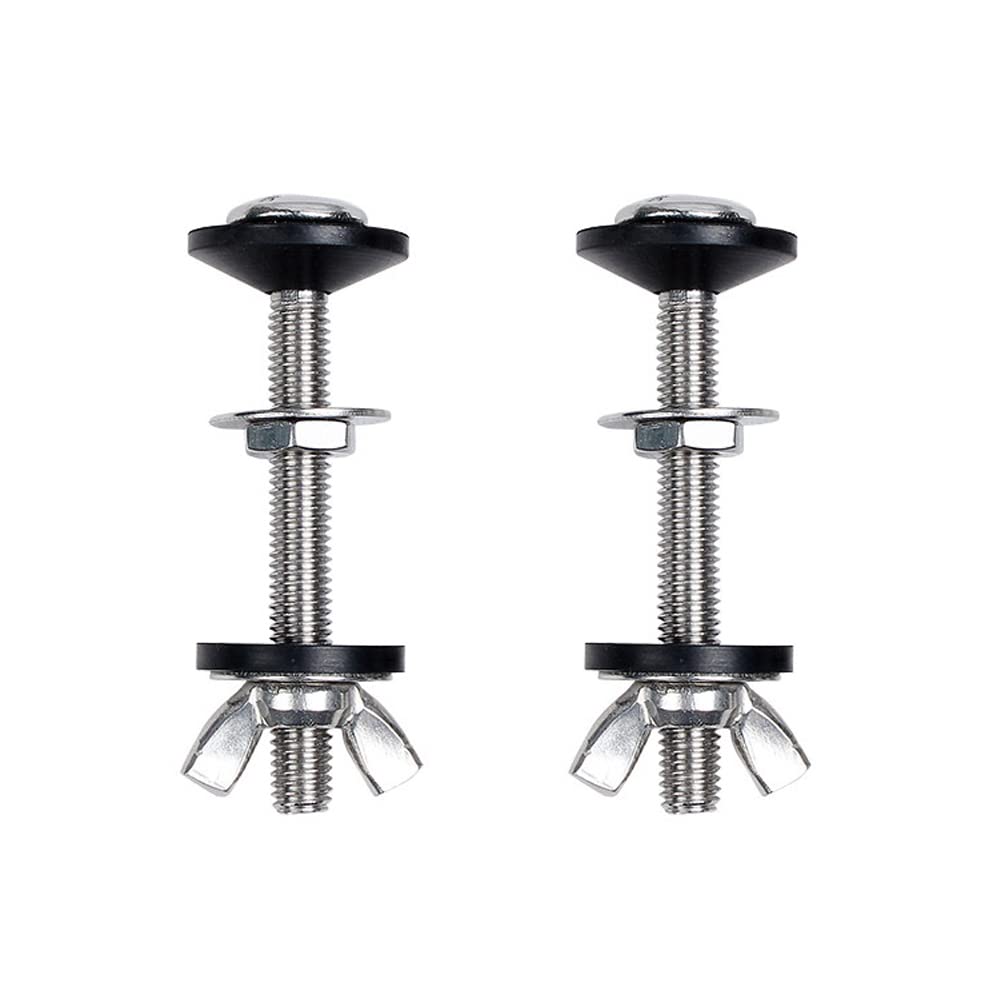 Hsthe Sea 2 pcs Toilet split water tank fixing screw accessories seated water tank fixing connection screw toilet water tank installation accessories
