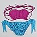 3Pcs Sets Girls Sparkle Mermaid Tail with Mono Fin Swimmable Swimwear