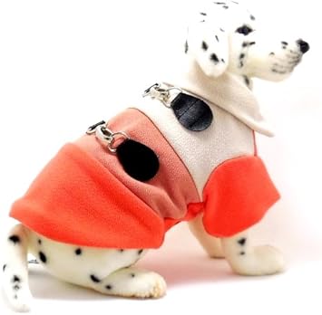 Amazon 犬服 おしゃれ な トリコロール カラー の コート オレンジ L アンチェロ ドレス ワンピース 通販