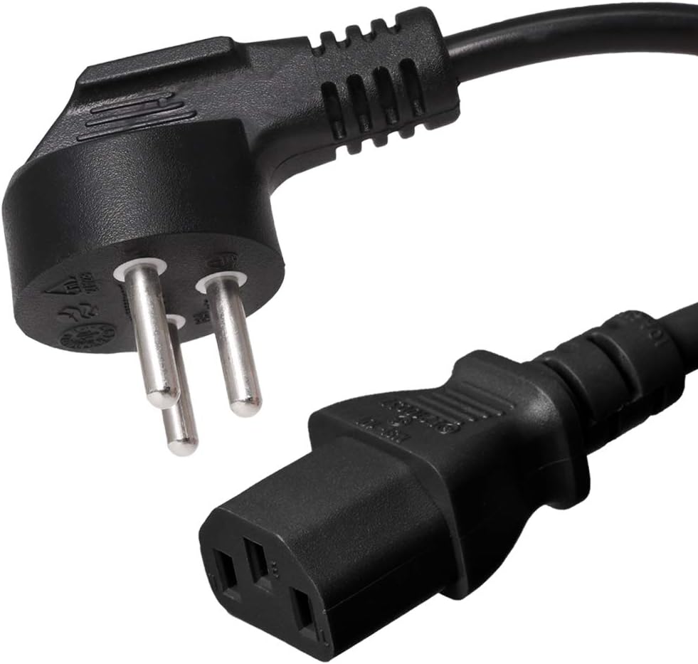 AC Power Cord Israel SI32 to C133 Meters, 10A, 250V, H05VV