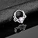 Xpircn 16G Opal Stainless Steel Nose Rings Hoop Septum Clicker Jewelry Cartilage Tragus Daith Earrings Piercing Jewelry