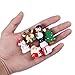 Christmas Pendants Charms for Bracelet Necklace Jewelry Making, Birthday, Christmas Day, Thanksgiving Day Gift for Children, Pack of 25 (Style 2)