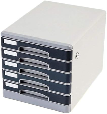 Xswzaq File Cabinet Stable Drawer Type Five Layer Lock Data Cabinet File Storage Cabinet Amazon Co Uk Kitchen Home