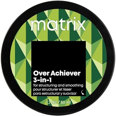 Matrix Over Achiever 3-In-1 Cream Paste Wax Hair Styling Structuring Smoothing
