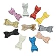 CN 2.5" Boutique Glitter Hair Bow with Clip