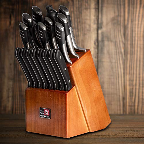 Premium 19Piece German High Carbon Stainless Steel Kitchen Knives Set