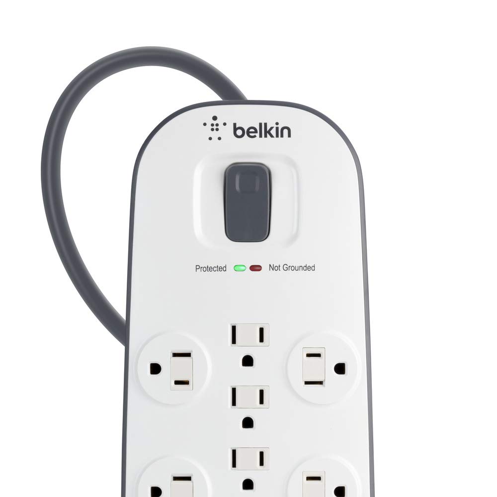 Belkin 12Outlet Advanced Power Strip Surge Protector with 8Foot Power Cord and Telephone