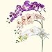 1 Piece Simulation Butterfly Orchid Artificial Flower Plant Home Decoration White