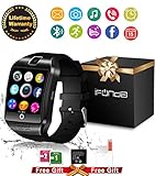 Bluetooth Smart Watch With Camera Touch Screen Smartwatch Unlocked Watch Cell Phone With Sim Card Slot Smart Wrist Watch Ped Fitness Tracker For Android Phones Samsung IOS Iphone 8 Sony Men Women Kids