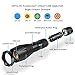 Brightest Tactical LED Flashlight - A100 High Powered Handheld Tac Light - Rechargeable 18650 Lithium Ion Battery & Charger - Zoomable Adjustable Focus 5 Modes Outdoor Torch - Includes: Belt Holster