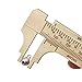 QST Measure Measurement Tool Pocket 0-100mm Mini Brass Sliding Gauge Vernier Caliper