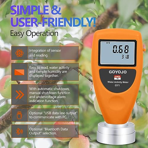 Water Activity Meter Smart Food Water Activity Tester For Jerky Dried
