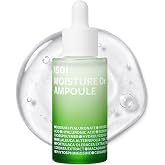 ISOI Moisture Dr. Ampoule, Deep Hydration and Barrier Repair Serum with Tea Tree Ceramide and 5 Hyaluronic Acids for Dry and Sensitive Skin, Korean Skin Care (1.35 fl.oz, 40ml)