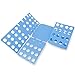 WYZworks Adjustable Adult Magic Fast Folder Clothes T-Shirts Folding Board (Blue)