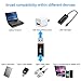 USB Type C Female to USB 3.0 Male Adapter 2 Pack, aceyoon USB C 3.1 GEN 1 to Type A Adaptor Connector Max 5Gbps Data Syncing & Fast Charging for Laptop/Wall Car Charger with USB A Interface
