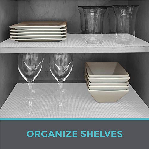 HOME GENIE Original Drawer and Shelf Liner, Non Adhesive Roll, 17.5