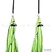 FOME Extensions Straps, Sports&Outdoors Yoga Extender Strap Rope Daisy Chain for Aerial Yoga Hammock Swing Anti-Gravity Yoga Extend Belts Set of 2pcs