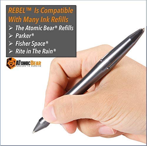 Tactical Pen – Self Defense Weapons, Car Window Breaker, Best of Emergency & Survival Pens Used in Police and Military EDC – With 2 Ink Refills