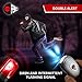 Alarm Keychain for Women - Siren Song Self Security 2 LED Device for Personal Protection