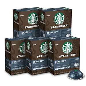 starbucks by nespresso vertuo line espresso roast coffee capsules
