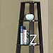 Monarch Specialties Corner Bookcase, 72