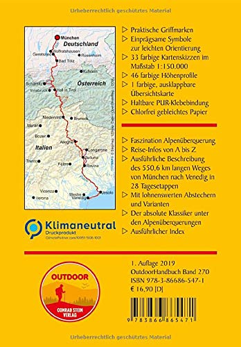 Munchen Venedig Uber Die Alpen In 28 Etappen Outdoor Wanderfuhrer Amazon De Christian K Rupp Bucher