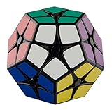 Coogam Shengshou 2x2 Megaminx Cube Kilominx Speed Cube Puzzle Toy Black