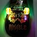 RIMABLE Complete Maple Skateboard 31 Inch (Skull Eye,Lighted Up Wheel)