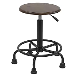 Studio Designs 13307 Retro Stool, Rustic Oak,19" W
