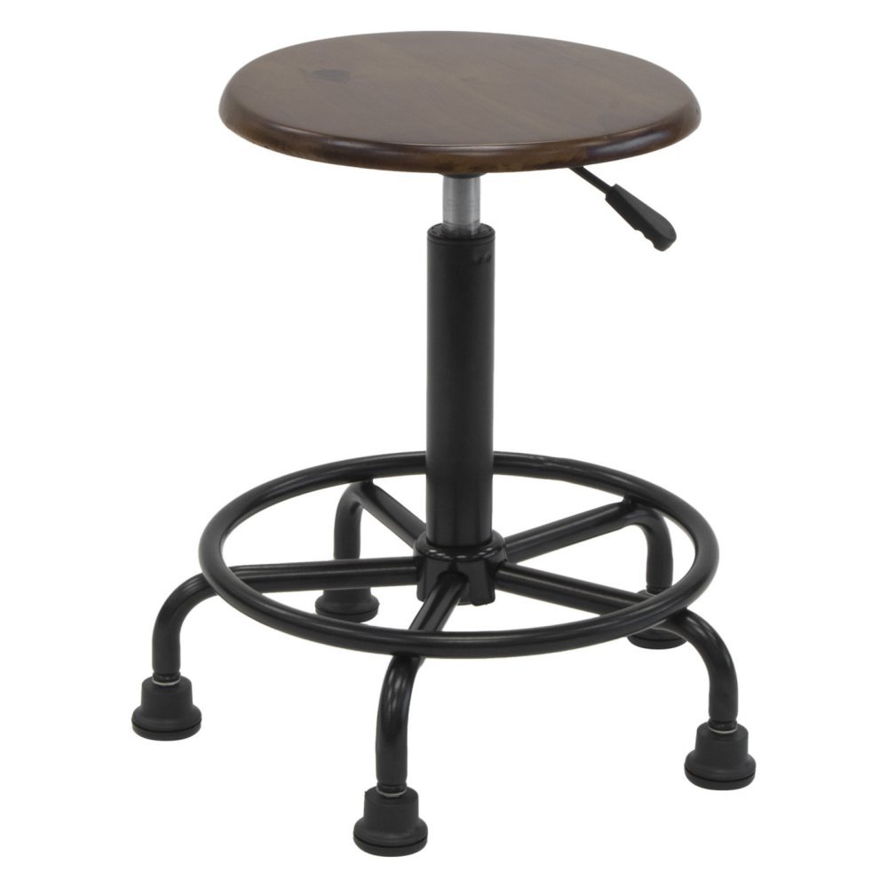 Studio Designs 13307 Retro Stool, Rustic Oak,19" W