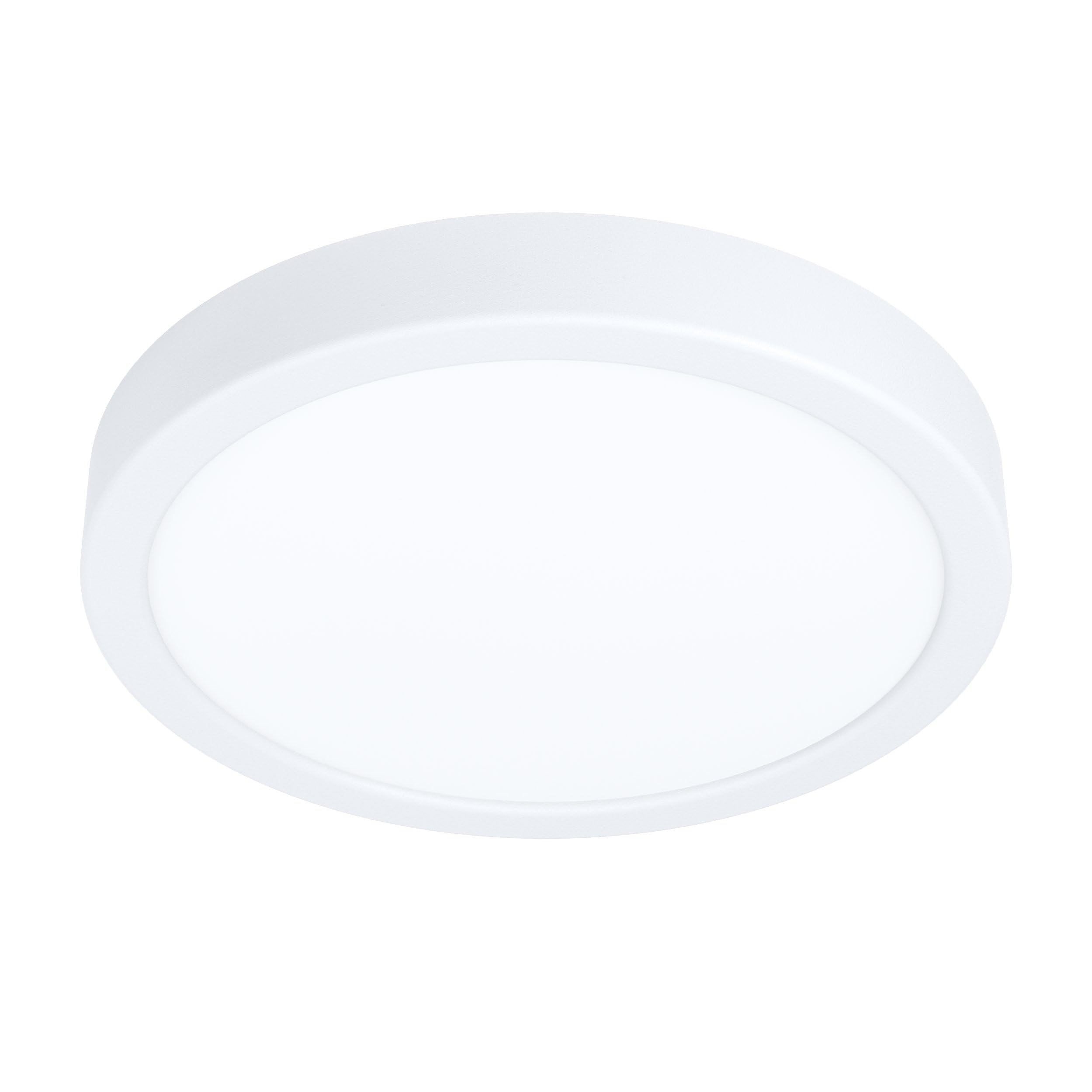 EGLO Fueva 5 LED Ceiling Light Diameter 21 cm 1 Bulb Dimmable Steel and Plastic Light Surface in Black/White LED Surface Warm White — image 1