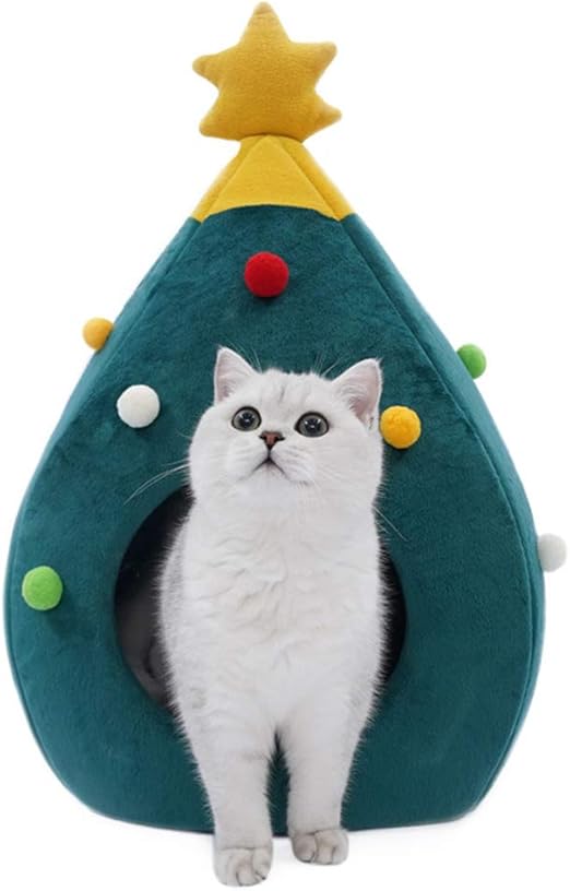 christmas tree shaped cat tree